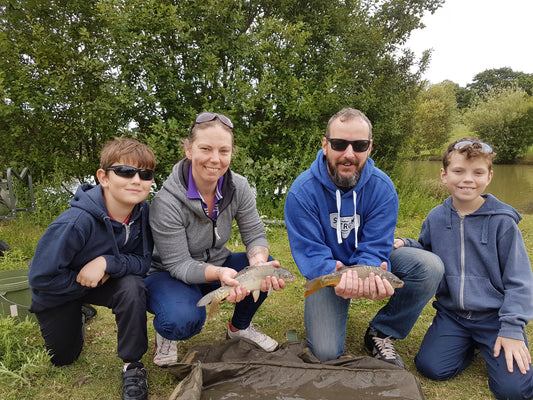 Private Family Fishing lessons for four people (2hrs)